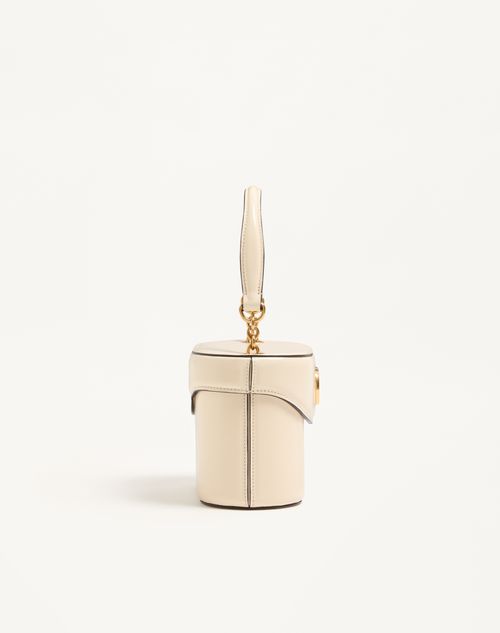 Valentino Garavani - Valentino Garavani Vain Vanity Bag In Shiny Calfskin - Butter - Woman - Shoulder Bags